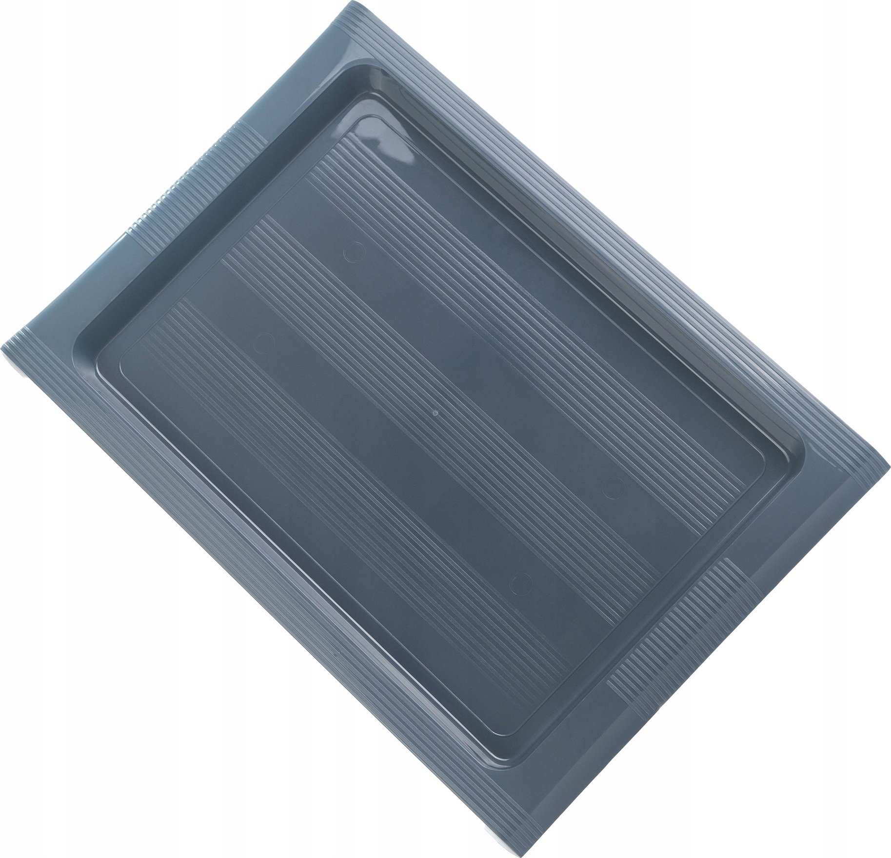 Kadax KADAX Taca Barowa Tacka Kuchenna Plastikowa Kelnerska Duża Ciemny Popiel