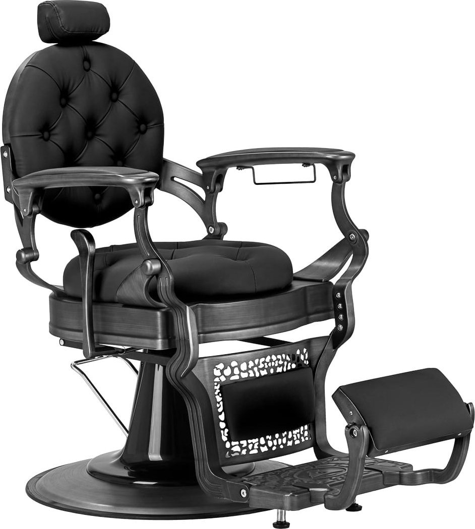 Activeshop Gabbiano fotel barberski Niccolo czarny