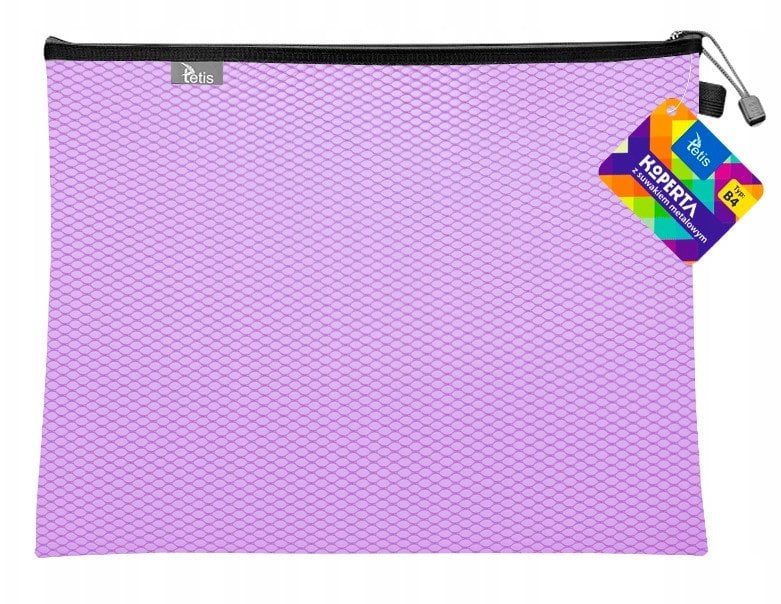 Koperta B4 z suwakiem metalowym fioletowa BT607-F tetis