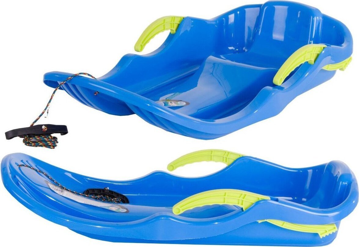 Prosperplast Sanki plastikowe z hamulcami race s niebieskie