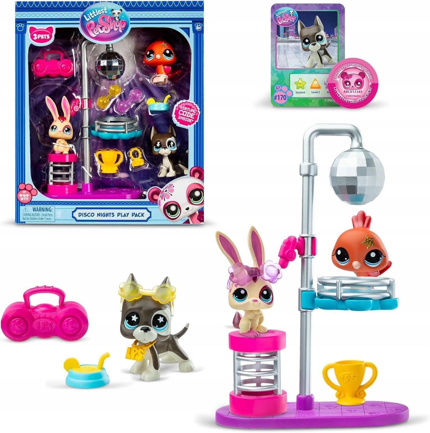 LITTLEST PET SHOP playset Disco Nights