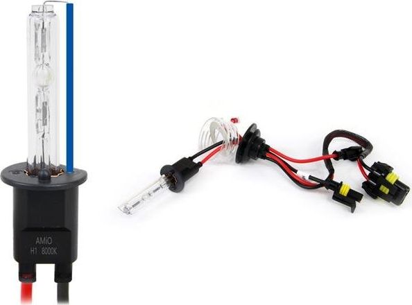 AMiO Żarówka ksenonowa, żarnik xenon H1 8000K