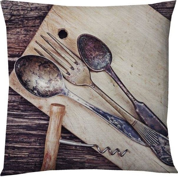 Miss Lucy Poszewka Miss Lucy Sztućce 45 x 45 cm