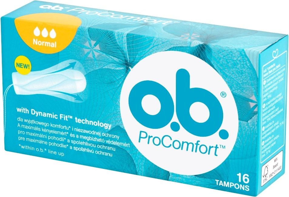 O.B O.B.ProComfort Normal komfortowe tampony 1op.-16szt