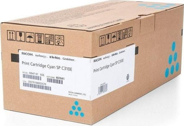 Toner Ricoh 406349 Cyan Oryginał (406349)