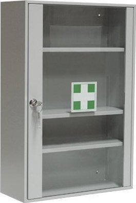 Leomar Metalowa apteczka wisząca na klucz AP3/S. Szafka medyczna metalowa.