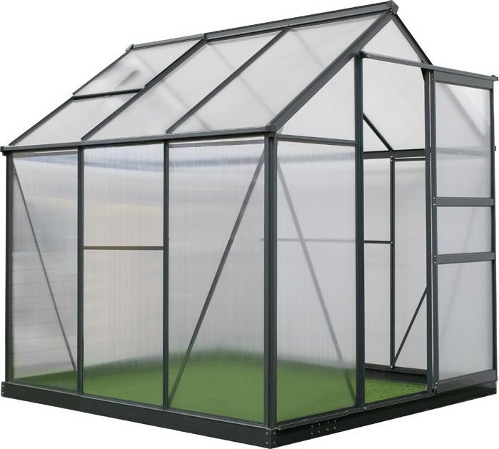 Westmann Westmann Szklarnia aluminiowa Flora 66 Antracyt 192x192x202cm