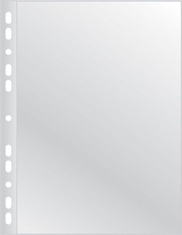 Q-Connect Koszulki Na Dokumenty Poszerzane A4 75Mikr.