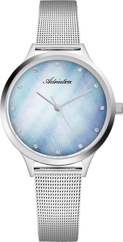 Zegarek Adriatica Zegarek damski Adriatica A3572.514ZQ CYRKONIE srebrny