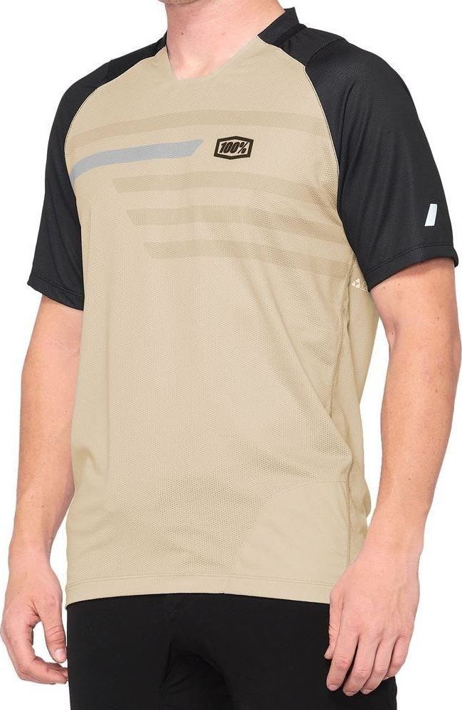 100% Koszulka męska 100% CELIUM Jersey krótki rękaw warm grey grey roz. M (NEW)