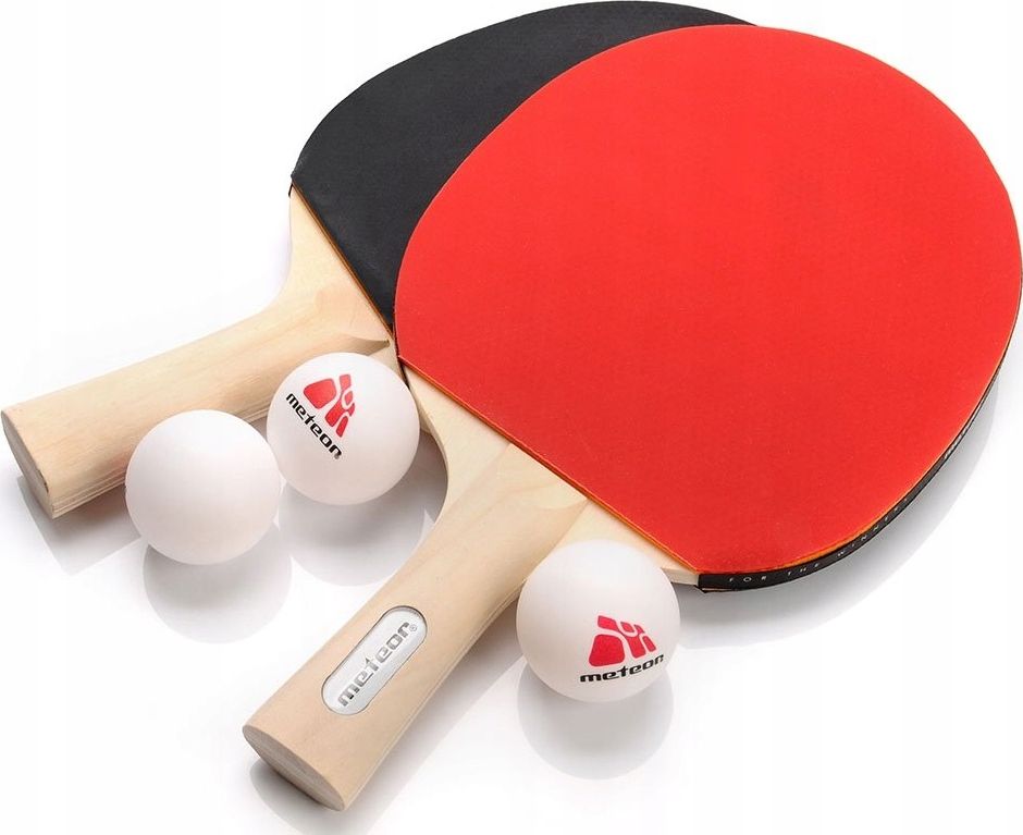 Meteor Zestaw 2 rakietki+ 3 piłeczki w pokrowcu