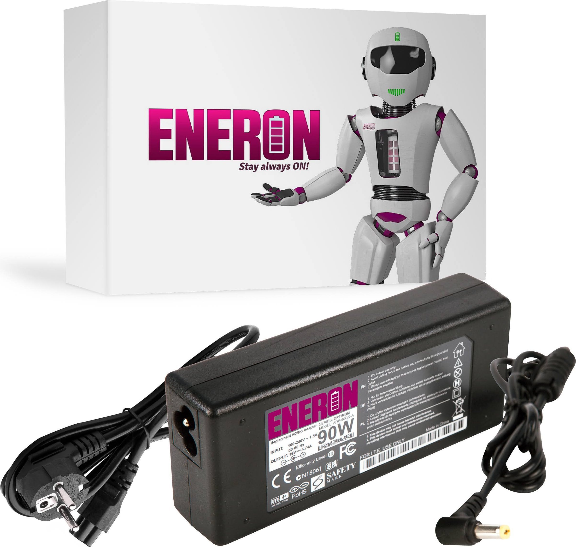 Zasilacz do laptopa Eneron 90 W, 1.7 mm, 4.74 A, 19 V