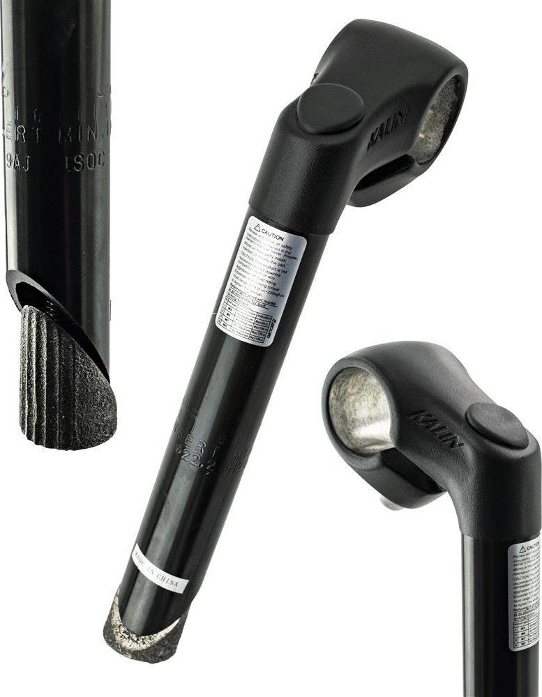 Zoom Wspornik kierownicy HA-C40 22,2 x 150 x 40mm +30, wpuszczany, czarny