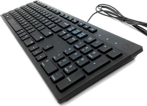 Dell NOWA Klawiatura Biurowa Dell KB216 Czarna QWERTZ/AZERTY +NAKLEJKI