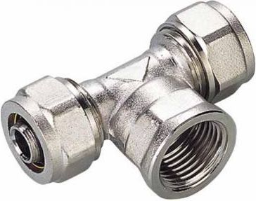 Trójnik PEX-AL-PEX 3/4" x 16 x 16mm gwint wewnętrzny