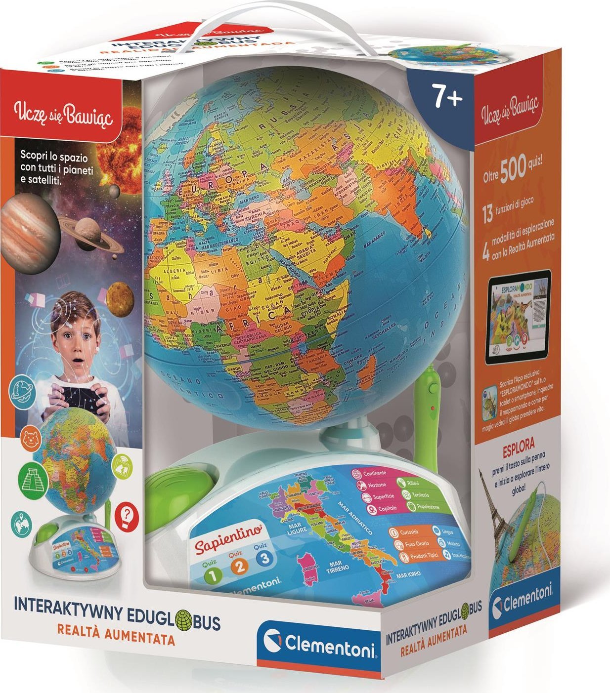 Clementoni Interaktywny Eduglobus 50847