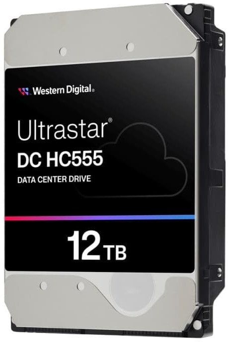 WD Ultrastar DC HC555 - Festplatte - Datencenter - 12 TB - intern - 3.5" (8.9 cm) - SATA 6Gb/s - 7200 rpm - Puffer: 512 MB