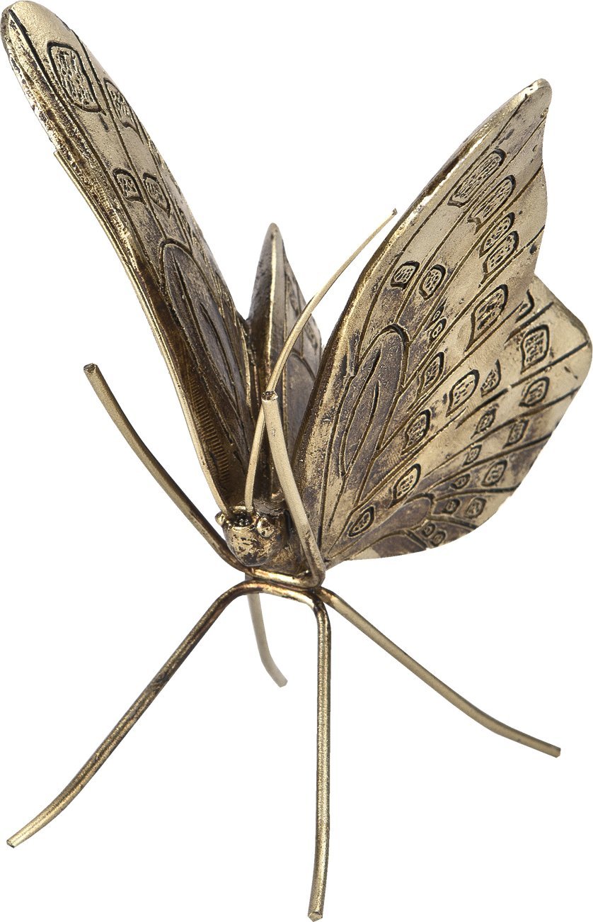Ozdoba Motyl złoty 13 cm