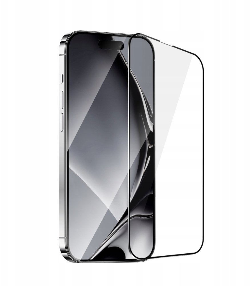 Szkło hartowane z metalową ramką do Samsung Galaxy S25 czarna ramka