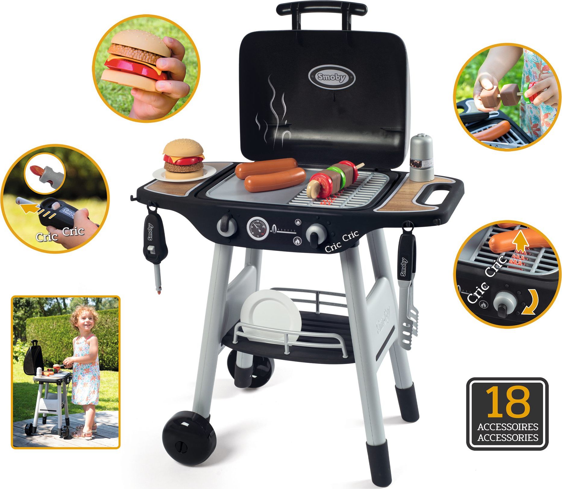 Smoby Grill Barbecue z akcesoriami (312001)