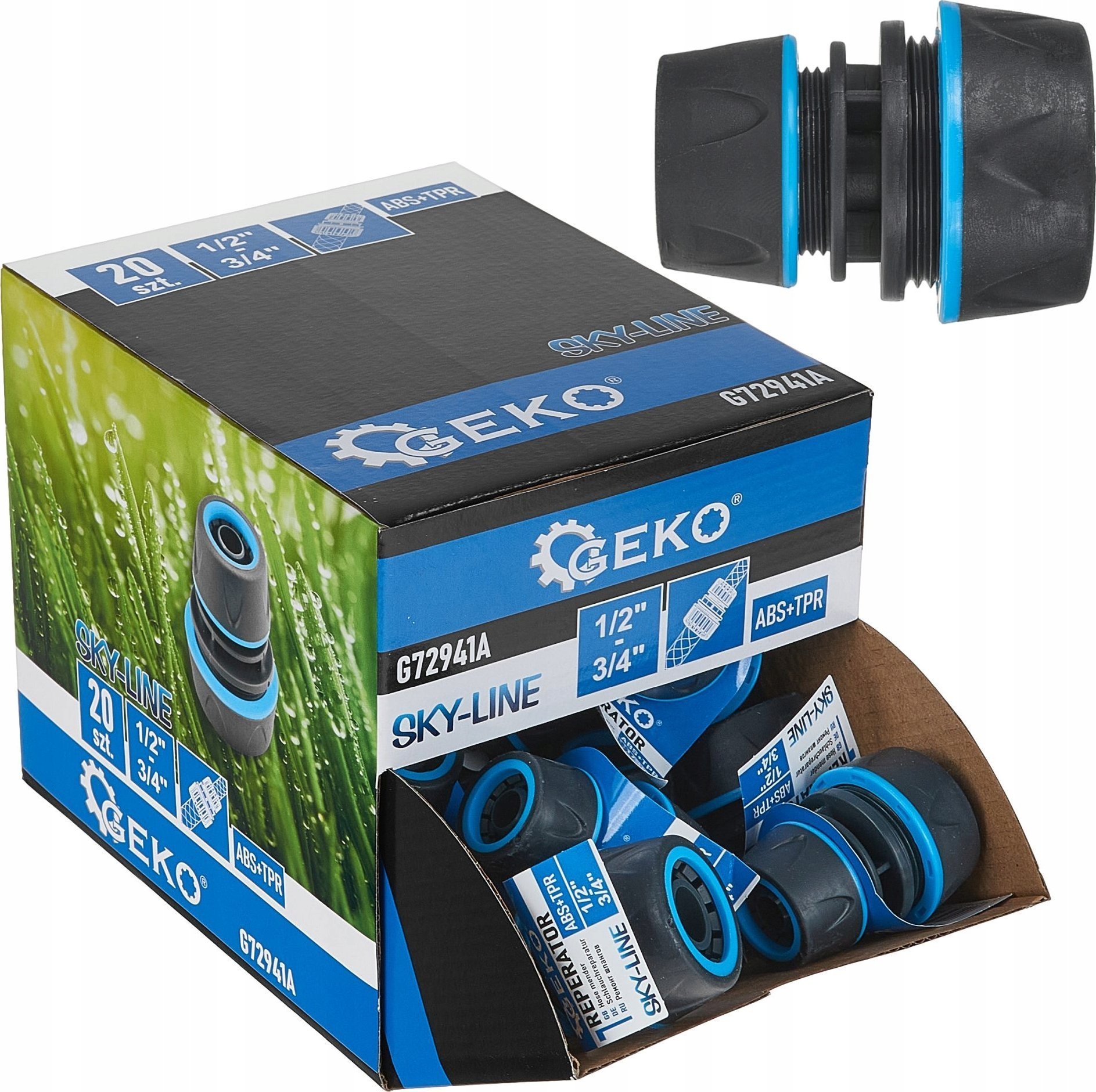 Reperator redukcyjny 1/2" na 3/4" SKY-LINE – kartonik wystawowy (20/240)