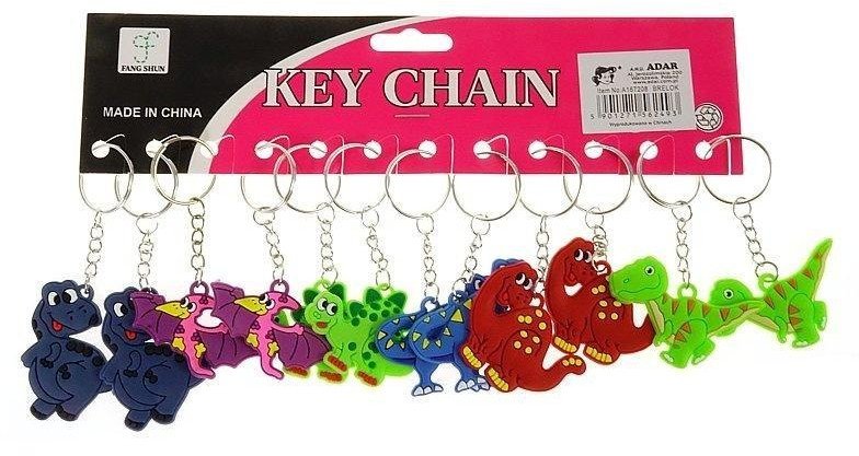 Brelok dinozaur 12szt