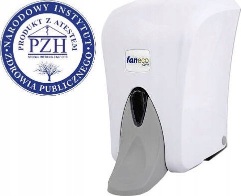 Dozownik do mydła FANECO Dozownik łokciowy mydła w płynie 1l POP z atestem