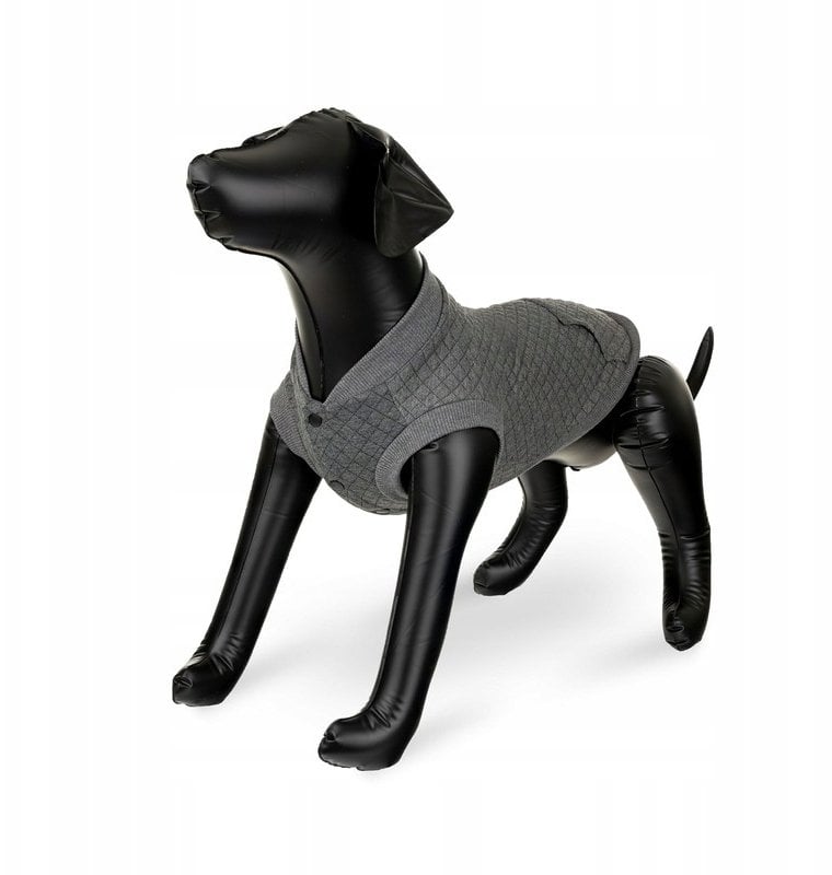 Bluza, dla psa, szara, pikowana, rozmiar 3XL, 60