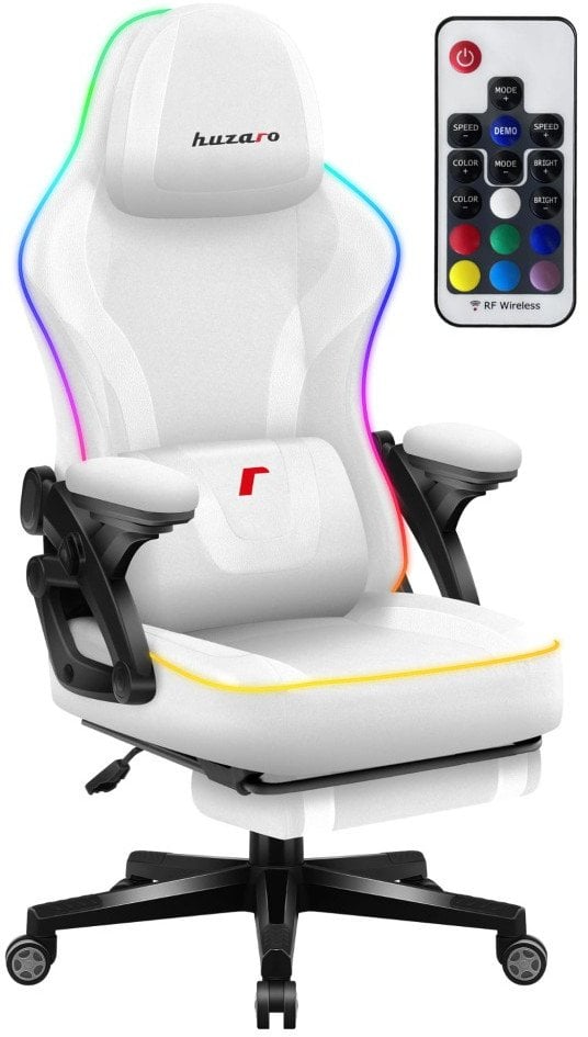 Fotel Huzaro Force 4.6 RGB Smart biały