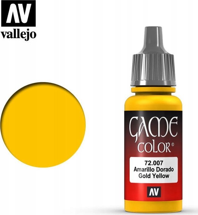Vallejo Vallejo: 72.007 - Game Color - Gold Yellow (18 ml)