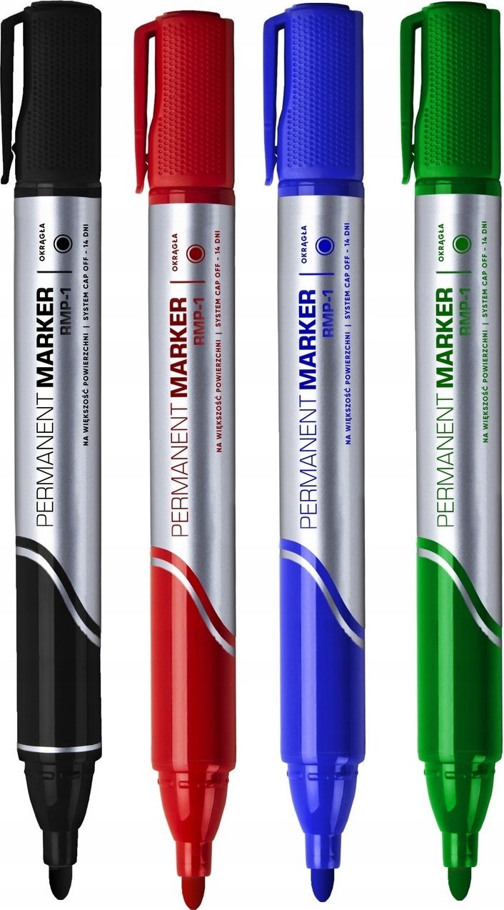 Rystor Markery permanentne Rystor RMP-1 4 kolory