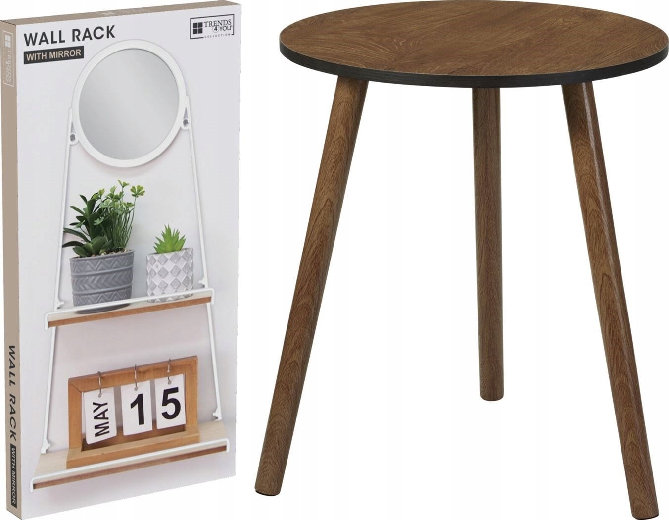 Kavos staliukas Nova Home, rudas