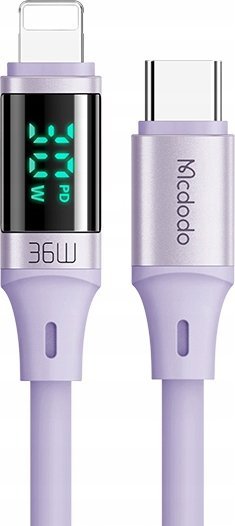 Kabel USB Mcdodo USB-C - Lightning 1.8 m Fioletowy