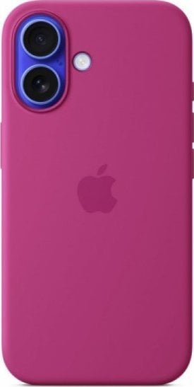 Apple iPhone 16 Silicone Case with MagSafe - Fuchsia