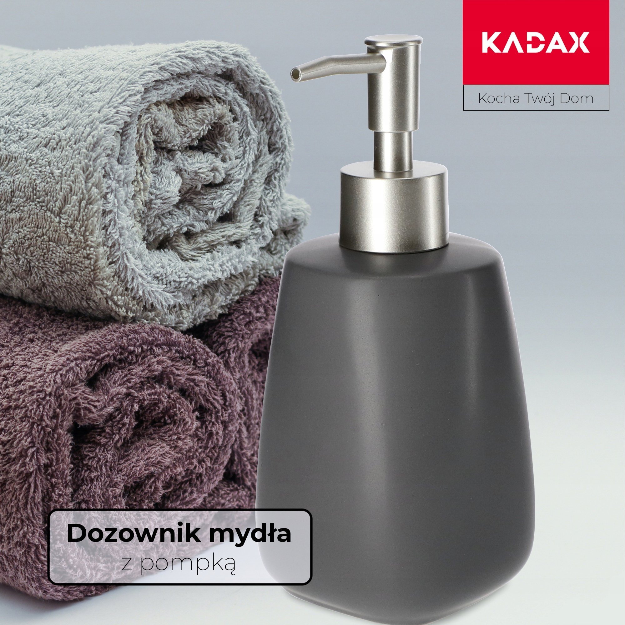 Dozownik do mydła Kadax Dozownik Do Mydła Szamponu Żelu W Płynie 400 ml