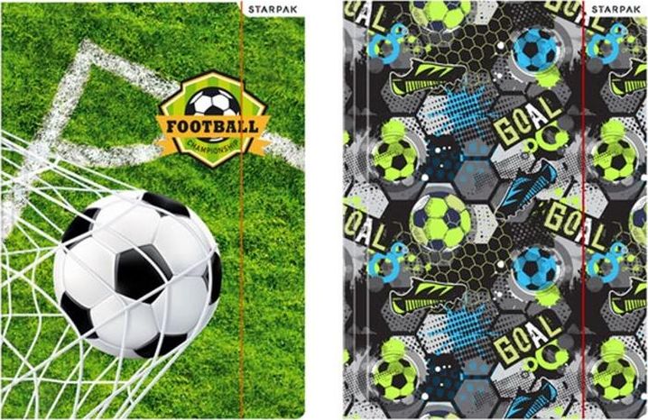 Starpak Teczka A4 z gumką Football p10 STARPAK cena za 1 szt
