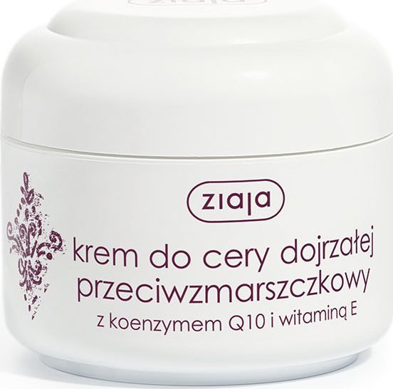 Ziaja Krem do cery dojrzałej przeciwzmarszczkowy z koenzymem Q10 i witaminą E 50ml