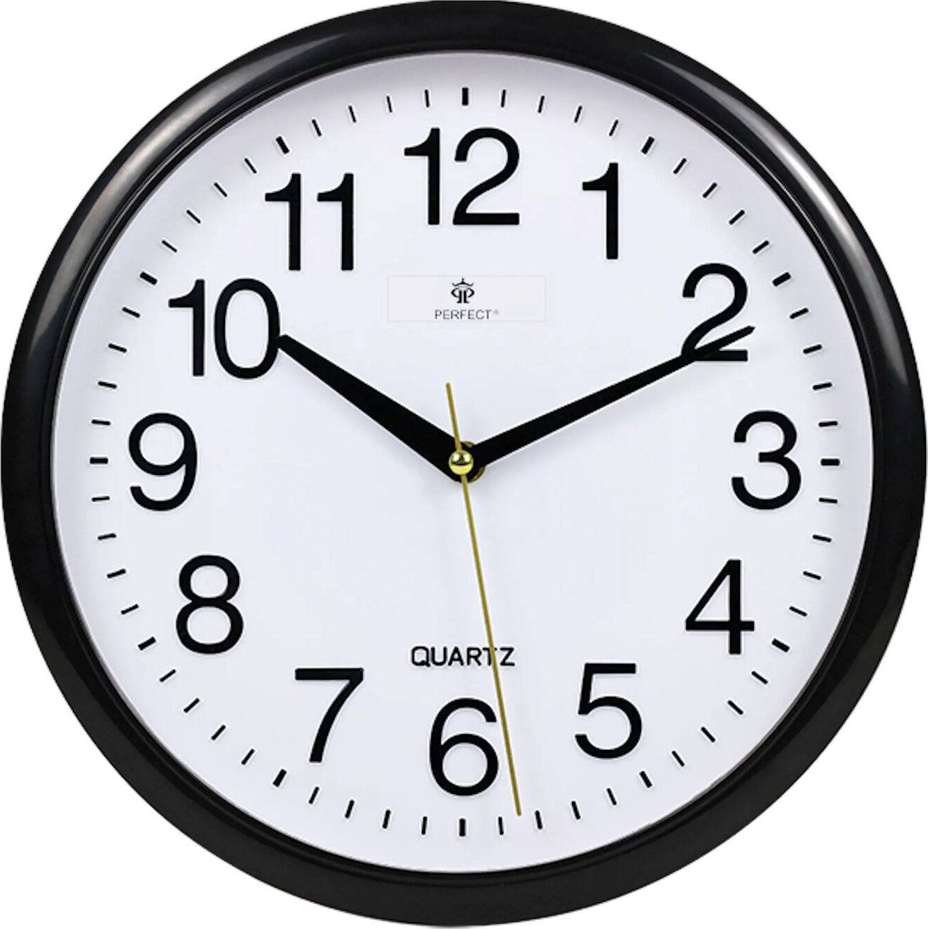 Perfect Zegar ścienny Perfect WC 30001 czarny 30 cm