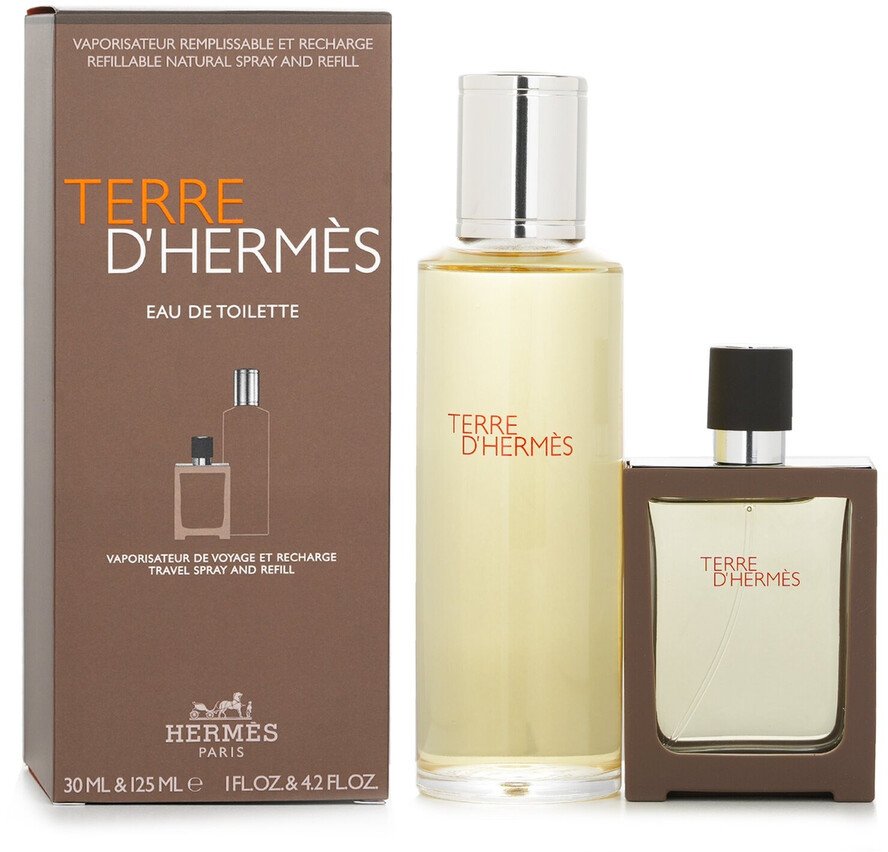 Herms Terre D'hermes Woda Toaletowa 30Ml Refillable + Woda Toaletowa - 125Ml