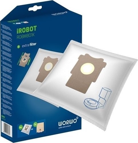 Worek do odkurzacza Worwo 8x WORKI do iRobot Roomba i3+ i4+ i7+ j7+ s9+ WORWO ROBMB01K