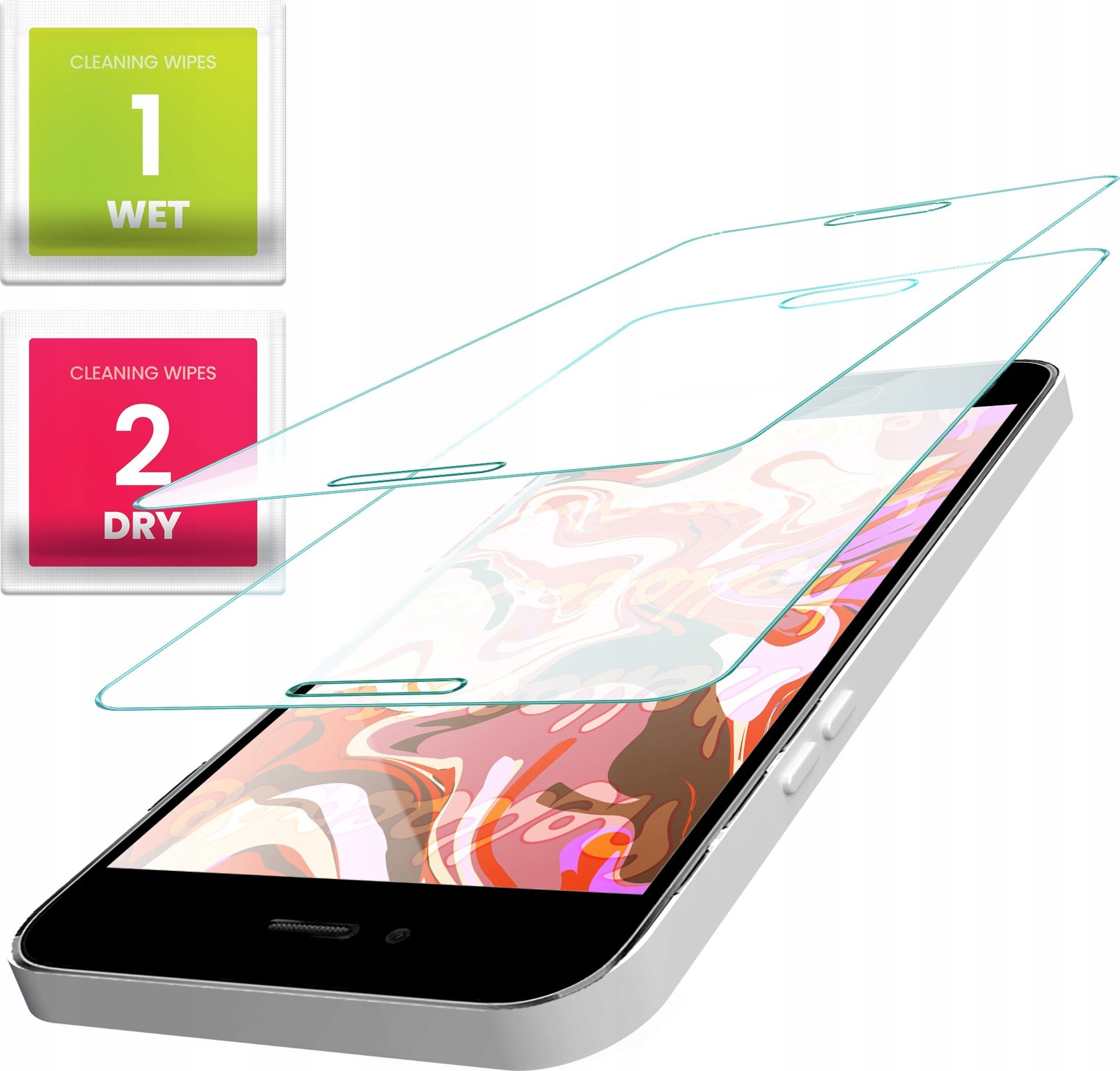 Hello Case 2-PAK Szkło Hartowane do Samsung Galaxy Grand Prime (szybka, płaskie 2.5D)