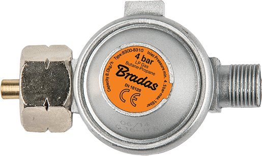 Bradas Reduktor gazowy wysokiego ciśnienia, 4bar, 8kg/h GZ 3/8" Bradas