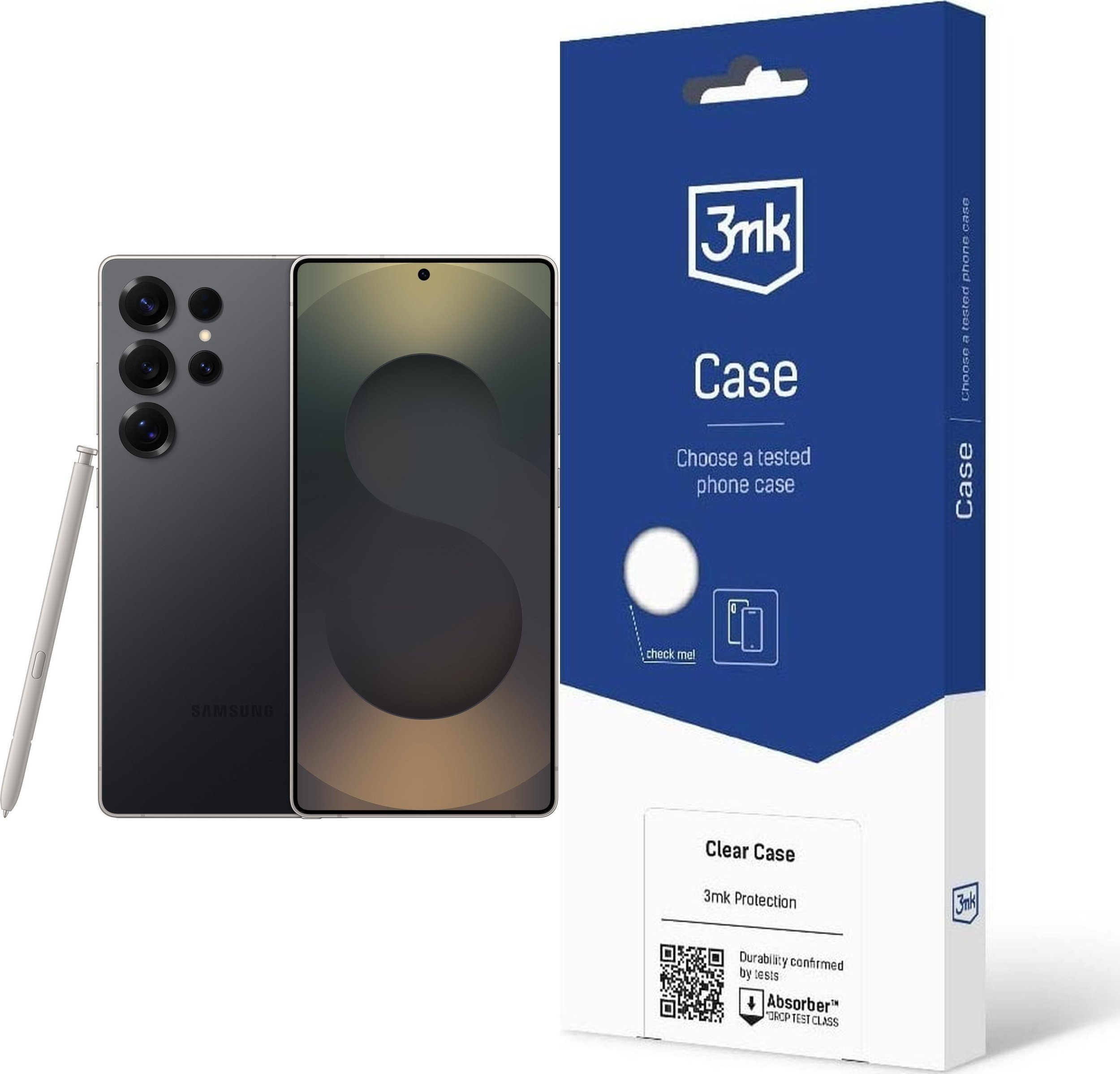 Smartfon Samsung Galaxy S25 Ultra 5G 12/512GB Czarny (SM-S938BZK) + Etui Clear Case