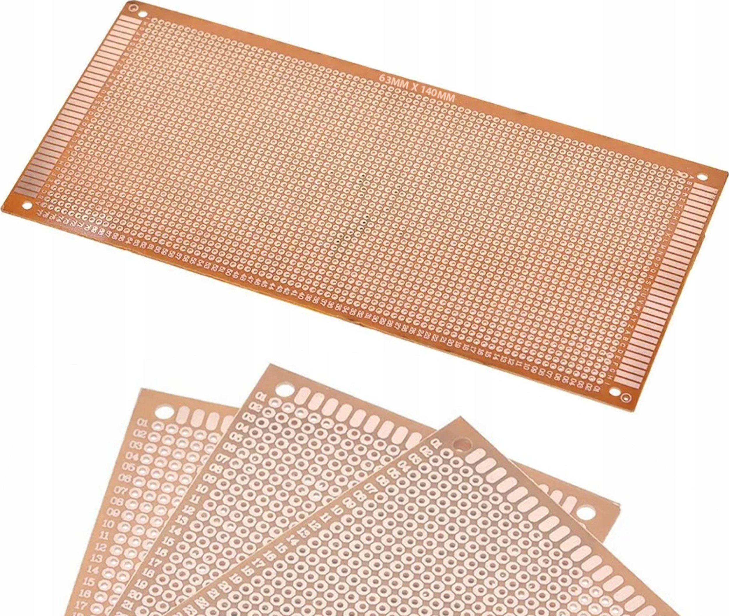 Rosfix ROSFIX JEDNOSTRONNA UNIWERSALNA PŁYTKA PROTOTYPOWA DRUKOWANA 63X140 MM