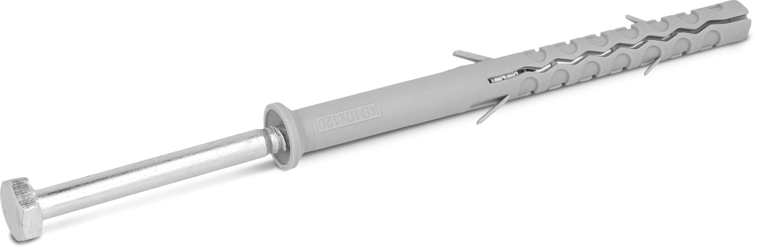 Koelner/Rawlplug Kołek ramowy KD 10 x 120mm z długą strefą rozporu z wkrętem 6-cio kątnym, 10szt - 12bl