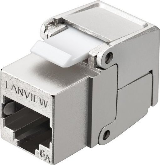 Lanview Cat6a Shielded flip jack