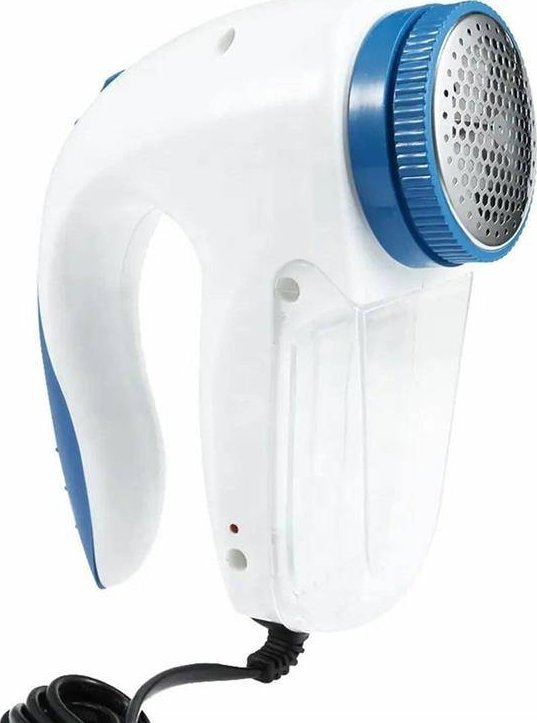 Golarka do ubrań Aptel Elektryczna GOLARKA do Ubrań 3 Ostrza 4W biało-niebieska AG970
