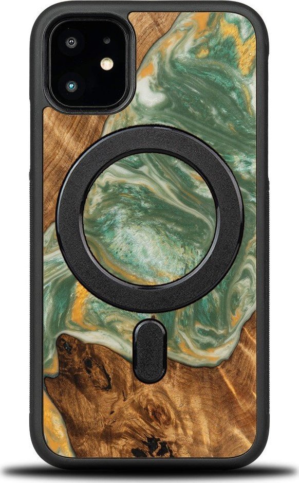 BeWood Etui Bewood Unique na iPhone 11 - 4 Żywioły - Woda z MagSafe