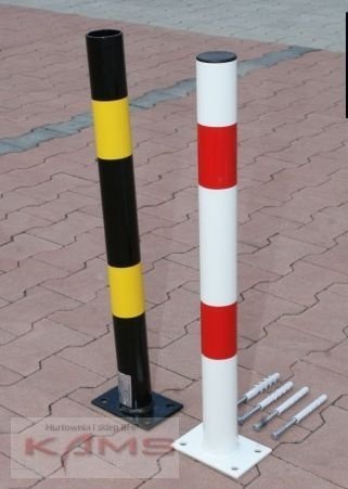 PL BLOKADA PARKINGOWA "SŁUPEK STAŁY" ML H=72 - czarny