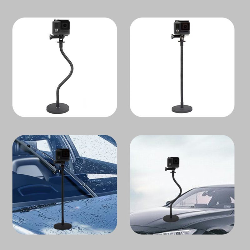 Hurtel Uchwyt magnetyczny do kamer sportowych GoPro gęsia szyja 54cm Uchwyt magnetyczny do kamer sportowych GoPro gęsia szyja 54cm